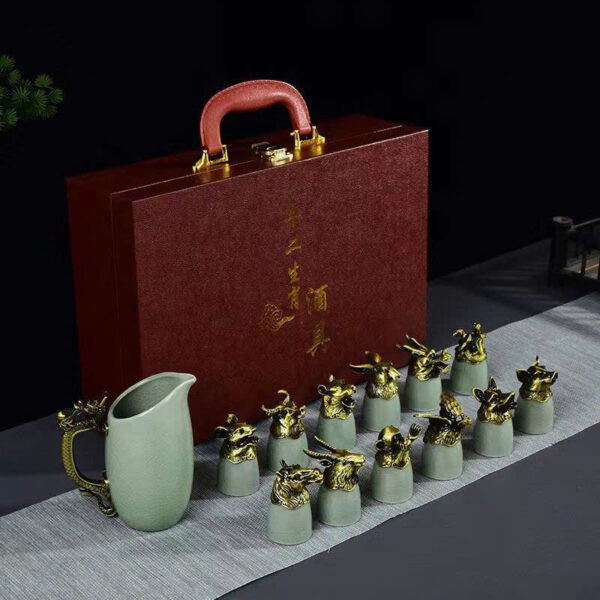 Bộ ấm chén 12 con giáp - Hình ảnh 8