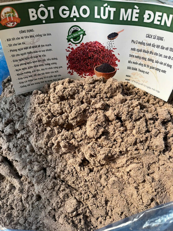bột gạo lứt mè đen