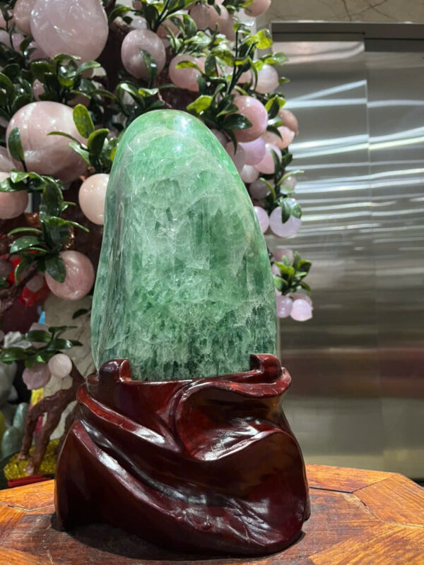 Núi cảnh ngọc florit xanh - Hình ảnh 4