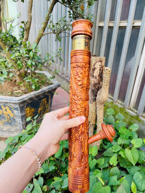 Điếu cày gỗ sưa đẳng cấp - Hình ảnh 5