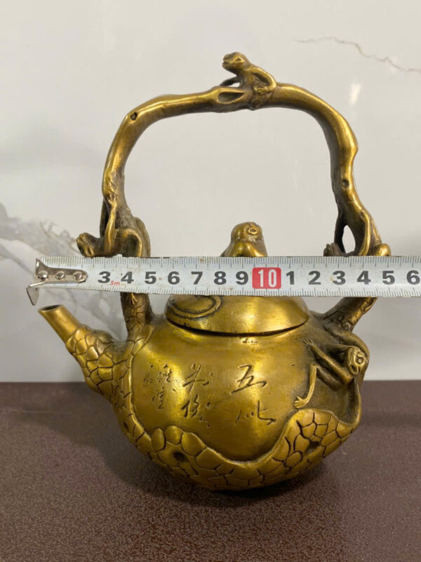 ẤM ĐỒNG KHỈ  VÀNG - Hình ảnh 5