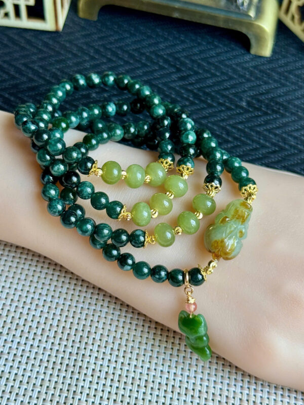 Chuỗi lam ngọc 6ly cuốn 4 vòng