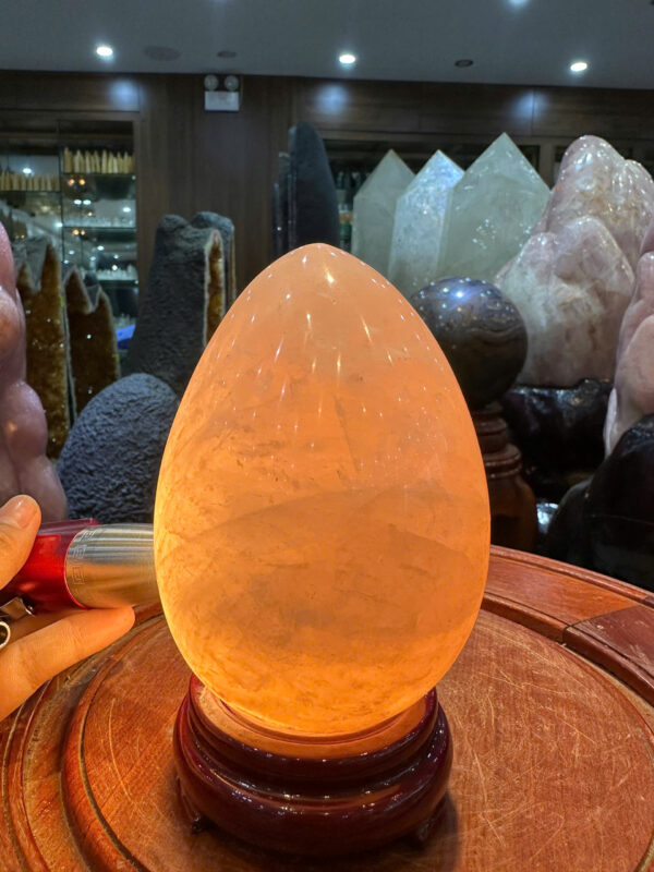 Trứng đá thạch anh hồng - Hình ảnh 6
