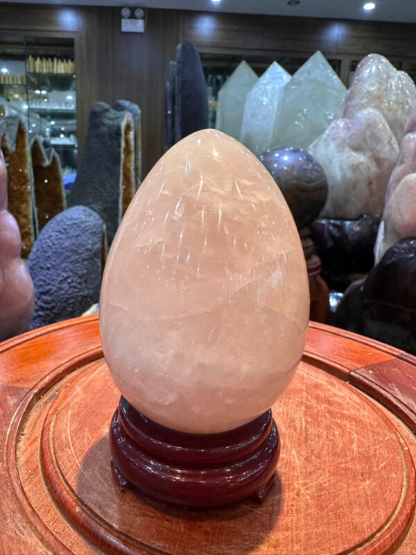 Trứng đá thạch anh hồng - Hình ảnh 5