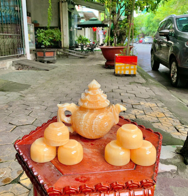 Ấm chén rồng Ngọc hoàng long - Hình ảnh 2