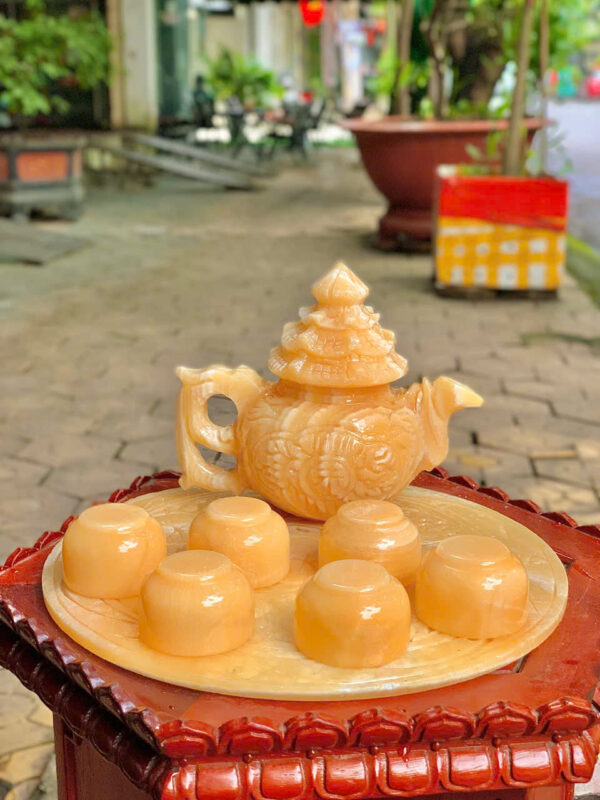 Ấm chén rồng Ngọc hoàng long