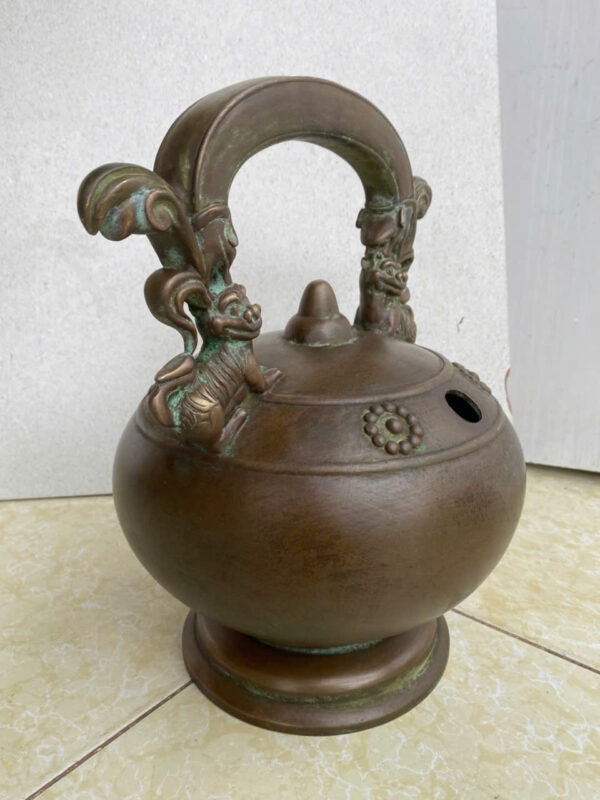 BÌNH  VÔI  ĐỒNG  CŨ  XƯA  SIÊU  TO - Hình ảnh 2
