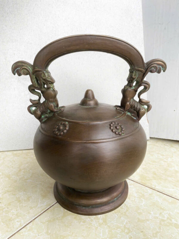 BÌNH  VÔI  ĐỒNG  CŨ  XƯA  SIÊU  TO - Hình ảnh 3