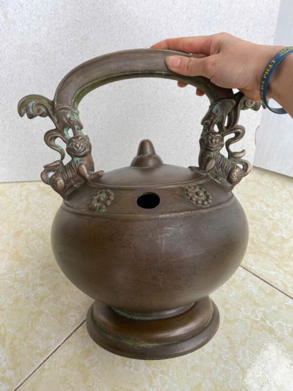 BÌNH  VÔI  ĐỒNG  CŨ  XƯA  SIÊU  TO - Hình ảnh 4