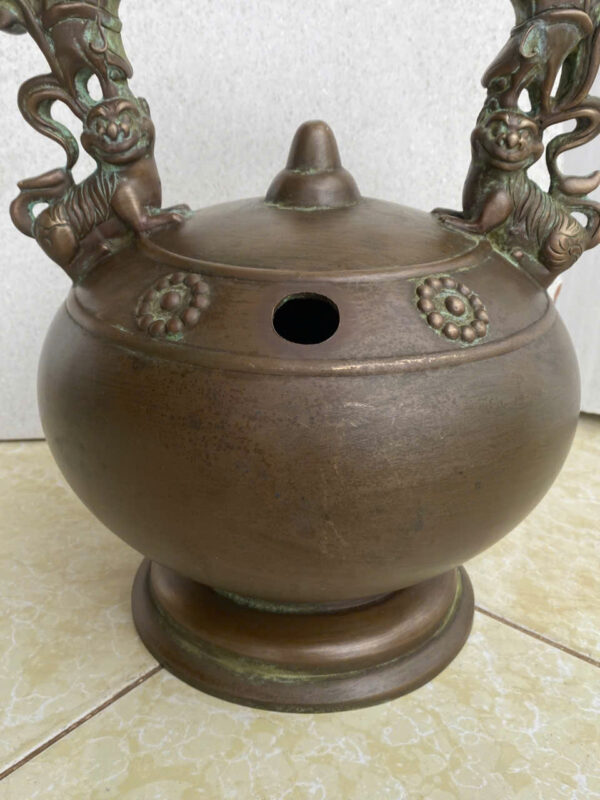BÌNH  VÔI  ĐỒNG  CŨ  XƯA  SIÊU  TO - Hình ảnh 8