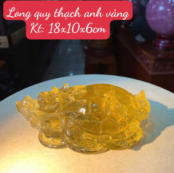 Long quy thạch anh vàng
