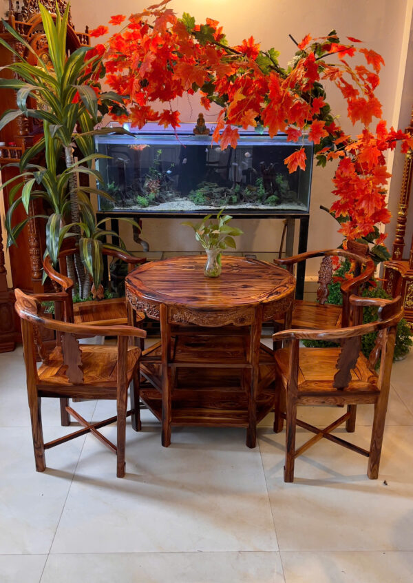 BỘ GHẾ CAFE GỖ Cẩm việt