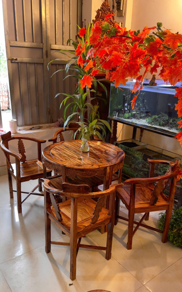 BỘ GHẾ CAFE GỖ Cẩm việt - Hình ảnh 3