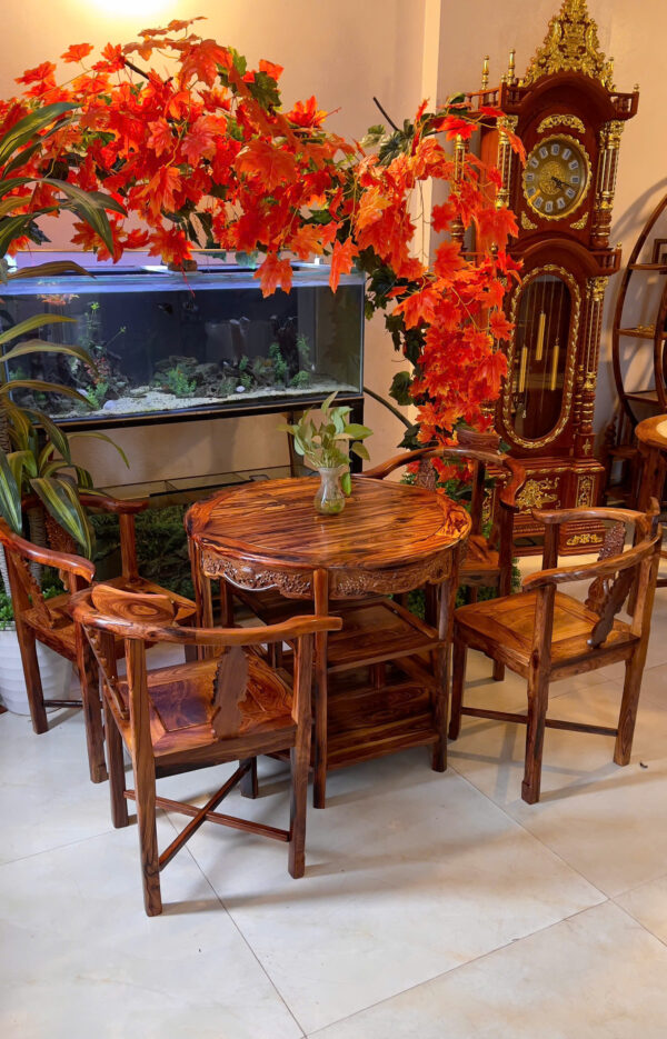 BỘ GHẾ CAFE GỖ Cẩm việt - Hình ảnh 2