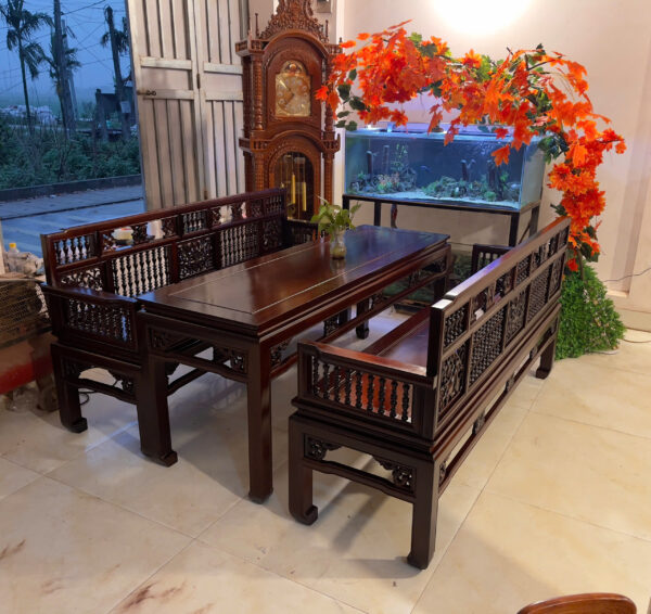 BỘ TRƯỜNG KỶ SONG TIỆN GỖ GỤ - Hình ảnh 3