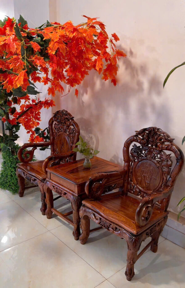 BỘ CẶP 3 GỖ CẨM VIỆT - Hình ảnh 3