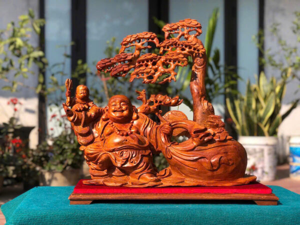 Cụ di lặc kéo bao tiền