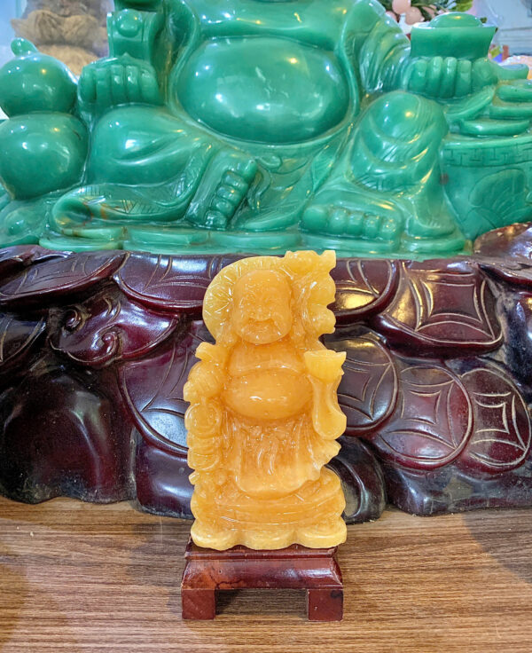 Di lặc gánh đào  Đá Ngọc Hoàng Long - Hình ảnh 3