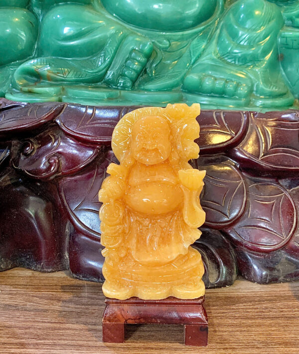 Di lặc gánh đào  Đá Ngọc Hoàng Long - Hình ảnh 2