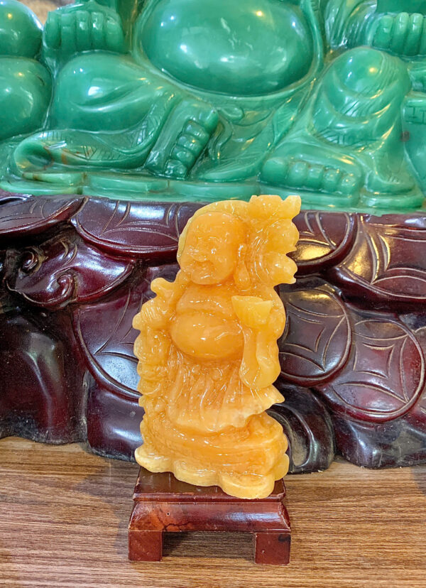Di lặc gánh đào  Đá Ngọc Hoàng Long - Hình ảnh 5