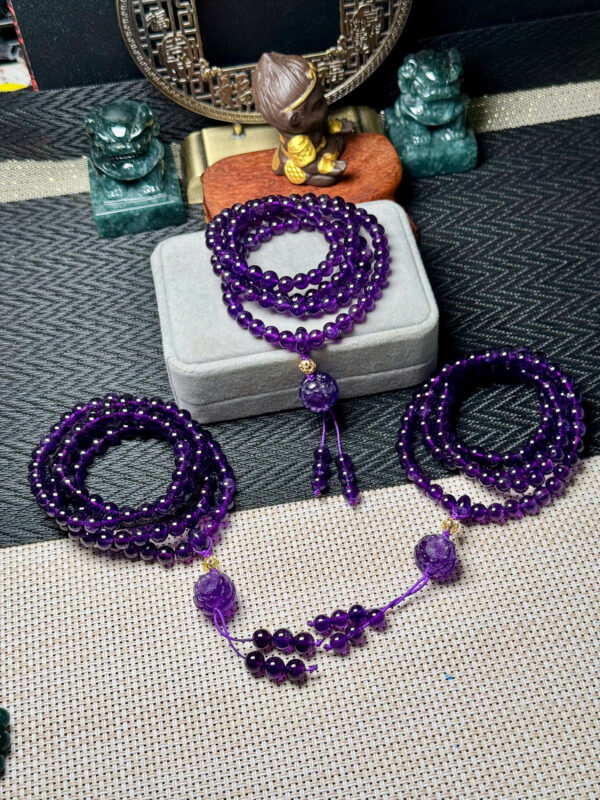 Tràng 108 thạch anh tím - Hình ảnh 3