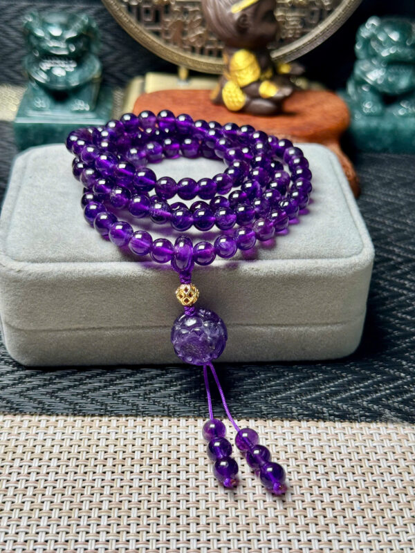 Tràng 108 thạch anh tím