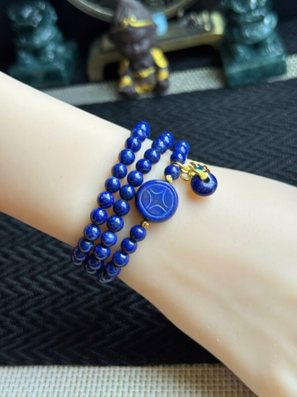Chuỗi lapis lazulli 6ly - Hình ảnh 5