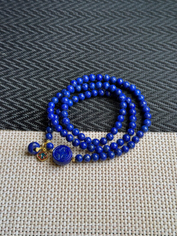 Chuỗi lapis lazulli 6ly - Hình ảnh 3
