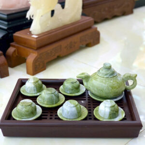 Ấm chén ngọc sepentine