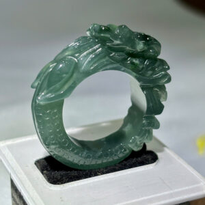 Nhẫn Ngọc Phỉ Thuý Chạm Rồng