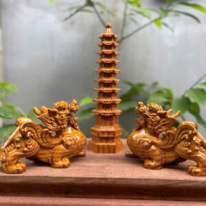 Combo hút tài lộc gỗ huyết long