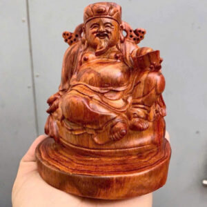 Thần tài gỗ sưa bắc đỏ