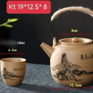 Ấm tử sa cát tím