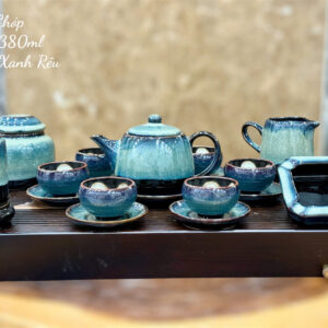 bộ ấm chén hỏa biến lòng xanh