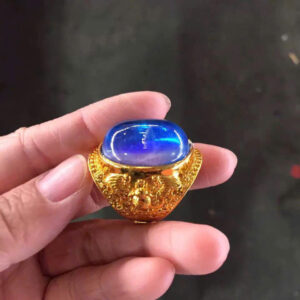 Nhẫn nam ngọc xanh