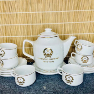 Bộ ấm chén in Văn Phòng Chính Phủ