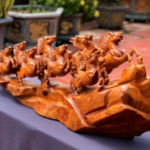 Bát mã gỗ hương ta