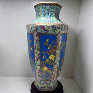 Bình Pháp Lam hoa điểu