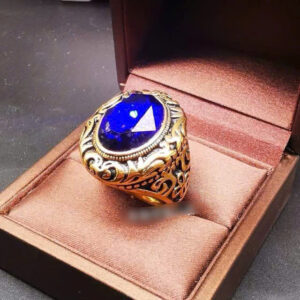 Nhẫn sưu tầm viên chủ Sapphire xanh