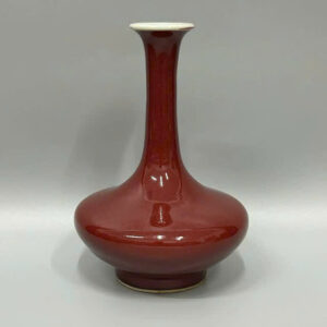 Bình gốm sứ men đỏ