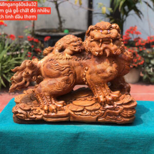 Nghê mẫu tử gỗ ngọc am