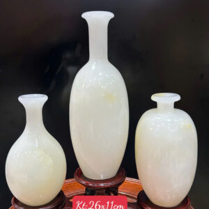 Tam phúc bình ngọc onyx trắng
