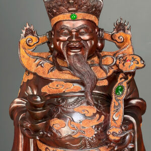 Thần tài Gỗ vương mộc tử đàn đỏ