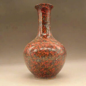 Bình men huyết bò