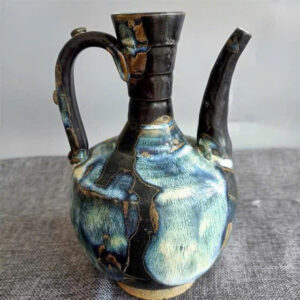 bình gốm men hỏa biến