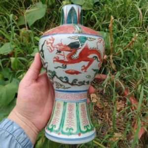 Bình Men Màu Hoạ R-ồng